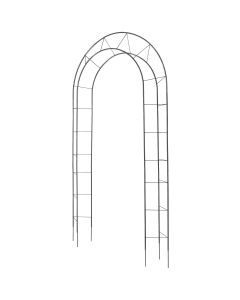 Pergola ogrodowa na kwiaty 273 cm, czarna