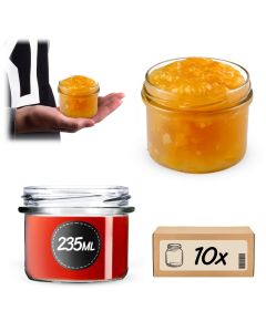 Słoiki na przetwory Tartu 235ml 10szt 82mm bez wieczka