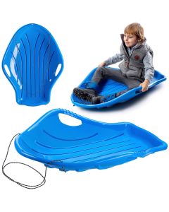 Sanki plastikowe z linką Brez, niebieskie