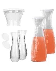 Karafka szklana z pokrywką Quara 1L 2 szt.