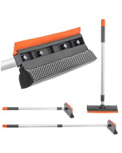 Ściągaczka teleskopowa z gąbką do mycia szyb Ranes 60-100 x 20 cm