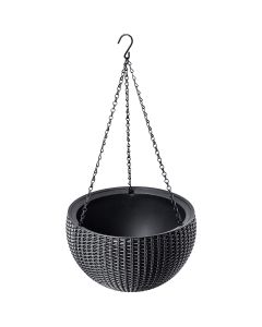 Doniczka wisząca Keter 35 cm, antracyt