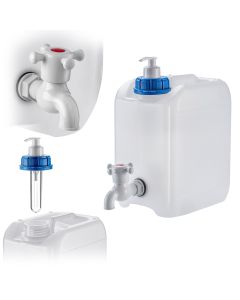 Umywalka turystyczna Porti z dozownikiem na mydło 5L