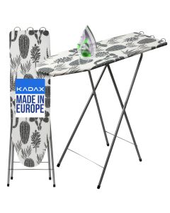 Deska do prasowania Larvik 100 x 30 cm czarna z uchwytem