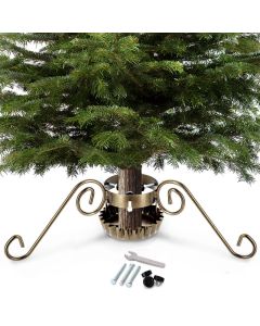 Stojak na choinkę stalowy 65cm złoty