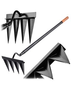 Motyczka do pielenia Fontelo 4-zębna z trzonkiem metalowym