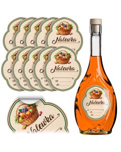 Etykiety na butelki Serre "Nalewka domowa" 10 szt.