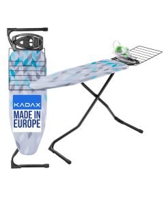 Deska do prasowania Hem, 120 x 42 cm szara z uchwytem