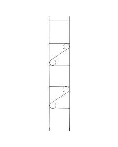 Drabinka ogrodowa Brata na kwiaty 26 x 151 cm, czarna