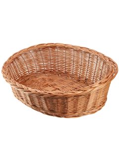 Leżak wiklinowy Bardi 90 x 67 cm, naturalny