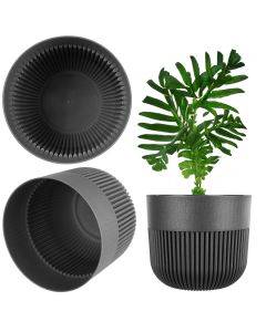 Doniczka osłonka Ornon 17 cm grafit