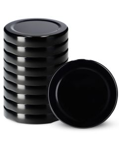 Metalowe wieczka do słoików i butelek Kalbo 10szt fi 53mm czarne
