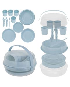 Zestaw kempingowy Curver Camping Set niebieski