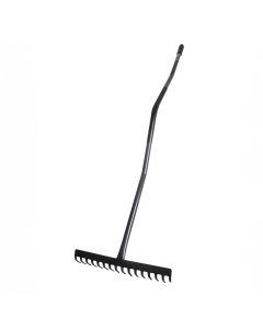 Grabie metalowe Peone ergonomiczne 16-zębne grafitowe