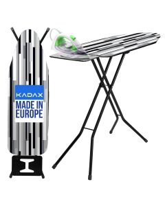 Deska do prasowania Tasjo 120 x 38 cm szara z uchwytem