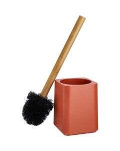 Bambusowa szczotka WC Carrara, r&oacute;żowa