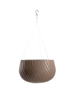 Doniczka wisząca z wkładem Rucas 29 cm, beż