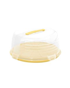 Tortownica z pokrywką Curver Chef&Home 35 cm żółta