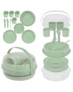 Zestaw kempingowy Curver Camping Set zielony