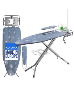 Deska do prasowania 130 x 48 cm fiolet + rękawnik