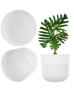 Doniczka osłonka Ornon 17 cm biała