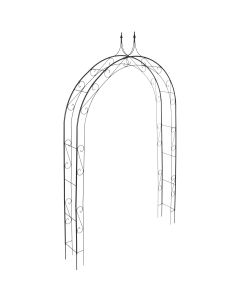 Pergola ogrodowa na kwiaty Atri 281 cm, czarny