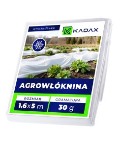Agrowłóknina ogrodowa Cravant zimowa 1.6 x 5 m 30 g/m² biała