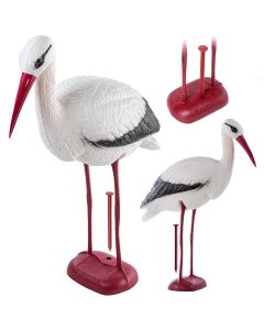 Figurka bocian dekoracja ogrodowa