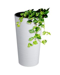 Donica na kwiaty dłuto 30 cm, biała