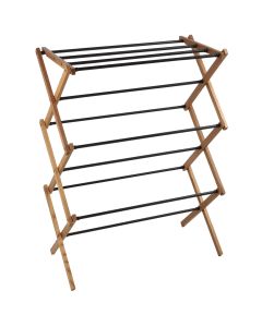 Drewniana suszarka stojąca Ferrara ze stalowymi prętami 60 cm