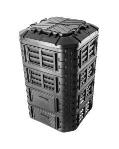 Kompostownik ogrodowy Nybro 1120L, czarny