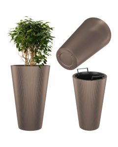 Doniczka Linea Slim 30 cm, kakao, 1 szt.