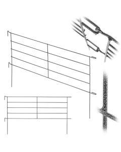 Płotek ogrodowy stalowy Linz 99cm