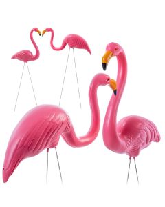 Figurka flaminga Lodeve 83 x 36 cm r&oacute;żowy 2 szt.