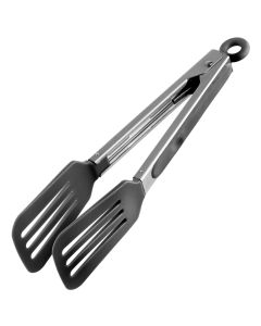 Szczypce kuchenne do potraw Trepuzzi 26 cm, czarne