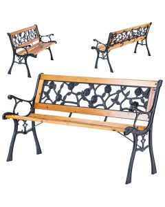Ławka ogrodowa Sables drewniana 122x53x73cm