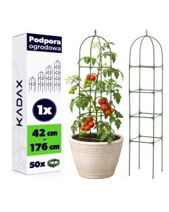 Podpora ogrodowa Wandea 4-poziomowa 176 x 32 cm zielona 1 szt.