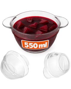 Bulion&oacute;wka Viaso 550 ml ryflowana 1 szt.