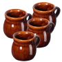 Kubek kamionkowy z uchem Olympia 0.25L, 4 szt.