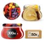 Słoiki na przetwory Raja 300ml 50szt 82mm + wieczka "Mix owoców"