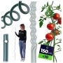 Tyczka spiralna do roślin Langeot 150 cm stal + PE 10 szt.