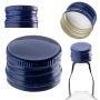 Aluminiowa zakrętka do butelek Annot fi 28mm granatowa 100 szt.