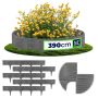 Obrzeże ogrodowe Averton 78 x 9 cm szare wzór 1. 5 szt.