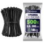 Opaski zaciskowe Maurens 300 x 3.6 mm czarne 500 szt.