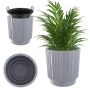 Doniczka na kwiaty Morley 30 cm platynowa