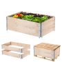Obrzeże ogrodowe nadstawka paletowa Banari 2 szt. 120x80x20cm