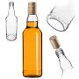 Szklana butelka Monopol 500ml z długą złotą zakrętką 1 szt.