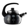 Czajnik emaliowany z gwizdkiem 1.8L, czarny