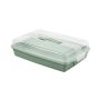 Pojemnik prostokątny na ciasto Curver Chef&Home 29.5 x 45 cm zielony
