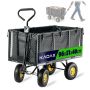 Wózek ogrodowy transportowy Bodo 450kg czarny